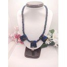 Mozaic Lapis Lazuli Necklace - 17.5 inches Long